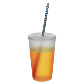Kubki Plastikowe Wielokrotnego Użytku PP Przezroczysty 330ml (560 Sztuk)