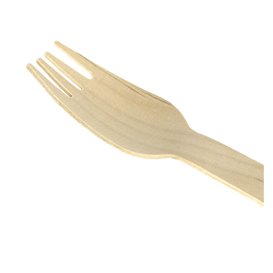 Widelczyki Drewno Eco 16cm (100 Sztuk)