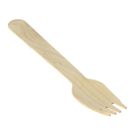 Widelczyki Drewno Eco 16cm (100 Sztuk)