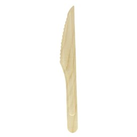 Nóż Drewno Eco 16cm (100 Sztuk)