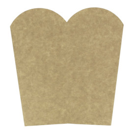 Pudełka na Popcorn Małe Kraft 45 gr. 6,5x8,5x15cm (25 Sztuk)