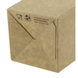 Pudełka na Popcorn Małe Kraft 45 gr. 6,5x8,5x15cm (25 Sztuk)