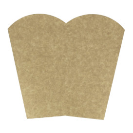 Pudełka na Popcorn Średnie Kraft 90 gr 7,8x10,5x18cm (25 Sztuk)