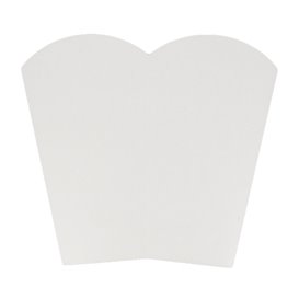 Pudełka na Popcorn Średnie Białe 90 gr 7,8x10,5x18cm (350 Sztuk)