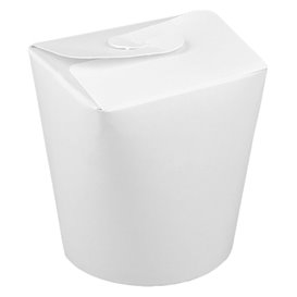 Pojemniki Żywność na Wynos 100% ECO Biały 16Oz/480ml (50 Sztuk)