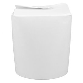 Pojemniki Żywność na Wynos 100% ECO Biały 16Oz/480ml (50 Sztuk)