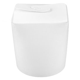 Pojemniki Żywność na Wynos 100% ECO Biały 16Oz/480ml (50 Sztuk)
