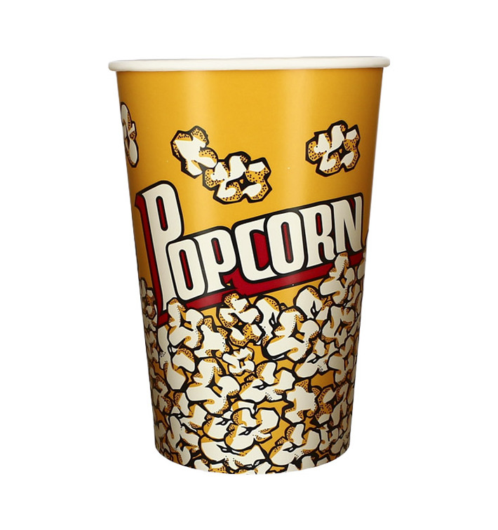 Pudełka na Popcorn 1920ml 13,3x10x19,5cm (500 Sztuk)