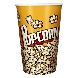 Pudełka na Popcorn 1920ml 13,3x10x19,5cm (25 Sztuk)