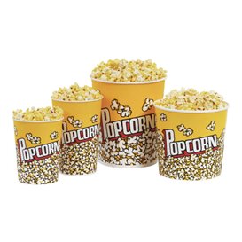 Pudełka na Popcorn 1920ml 13,3x10x19,5cm (500 Sztuk)
