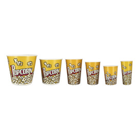 Pudełka na Popcorn 1920ml 13,3x10x19,5cm (25 Sztuk)