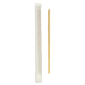 Wooden Coffee Stirrer Wrapped 11cm (500 Units) 