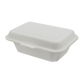 Opakowania MenuBox Trzciny Cukrowej Białe 136x182x64mm (50 Sztuk)