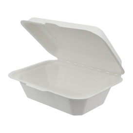 Opakowania MenuBox Trzciny Cukrowej Białe 136x182x64mm (50 Sztuk)