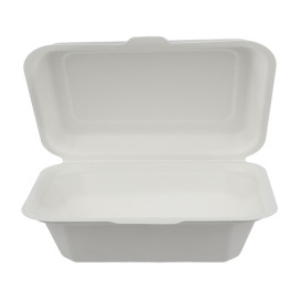 Opakowania MenuBox Trzciny Cukrowej Białe 136x182x64mm (300 Sztuk)