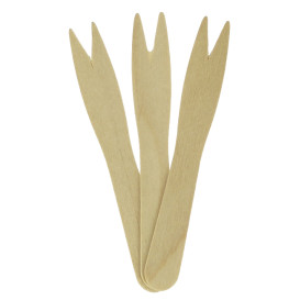 Szpikulce do Mięsa Drewniane na Frytki Natural 8,5cm (1000 Sztuk)