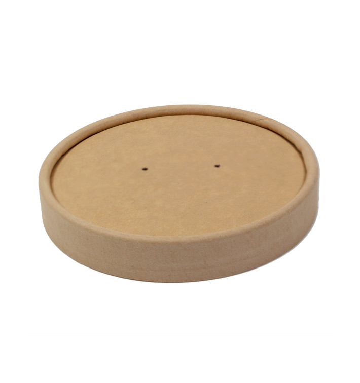 Kraft Tekturowa pokrywka do słoika kartonowego 16Oz/450ml (50 sztuk) Kraft Tekturowa pokrywka do słoika kartonowego 16Oz/450ml (50 sztuk)