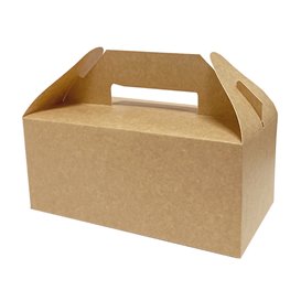 Kraft Kartonowe pudełko piknikowe 228x122x97mm (25 sztuk)