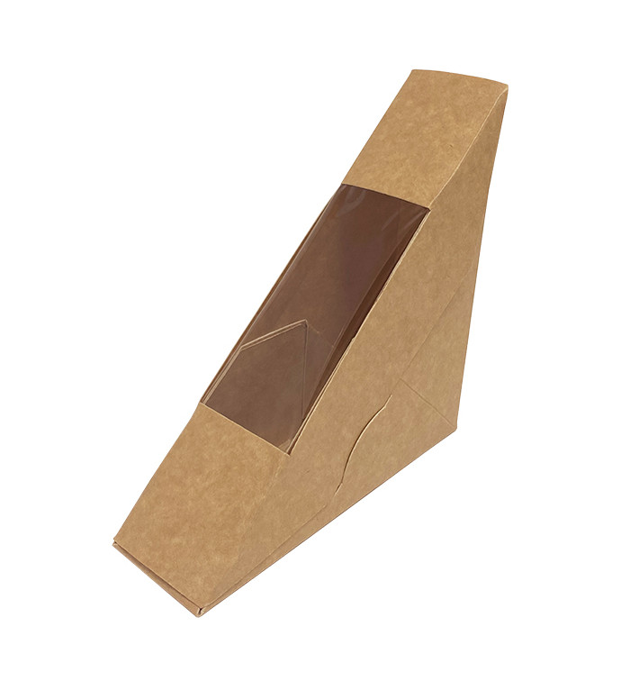 Obwoluta kartonowa Kraft z okienkiem 125x38x125mm (500 Sztuk) Obwoluta kartonowa Kraft z okienkiem 125x38x125mm (500 Sztuk)