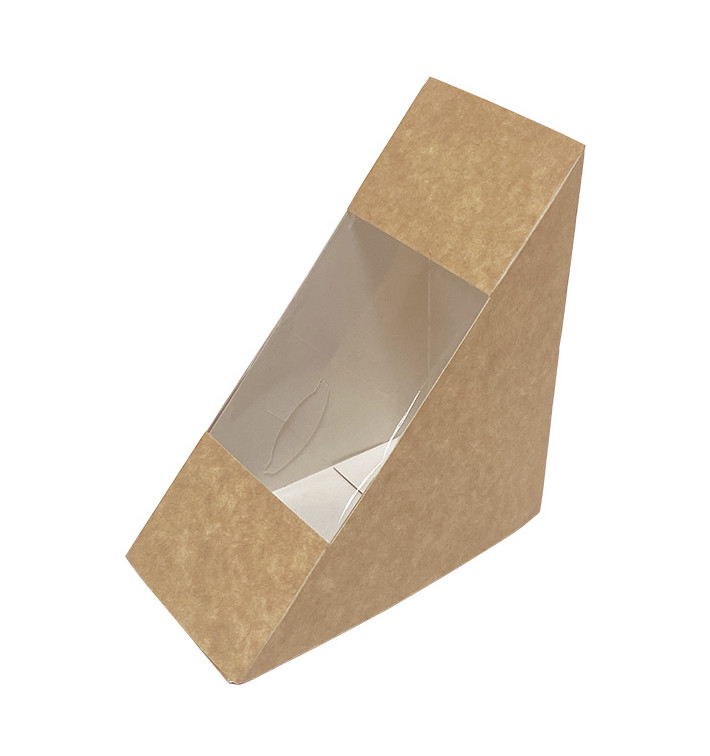Obwoluta kartonowa Kraft z okienkiem 125x65x125mm (500 Sztuk) Obwoluta kartonowa Kraft z okienkiem 125x65x125mm (500 Sztuk)