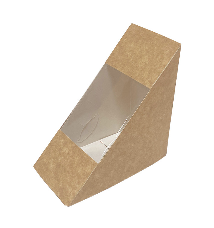 Obwoluta kartonowa Kraft z okienkiem 125x75x125mm (500 Sztuk) Obwoluta kartonowa Kraft z okienkiem 125x75x125mm (500 Sztuk)
