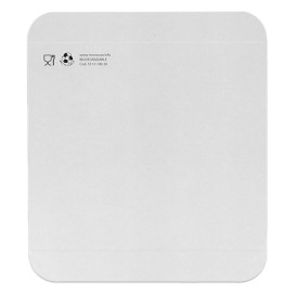 Tacki Papierowe Białe na Gofry 15x13cm (100 Sztuk)