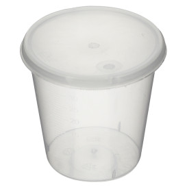Pokrywka do Kubka z Miarka PP Przezroczyste 35ml Ø4,5cm (2000 Sztuk)
