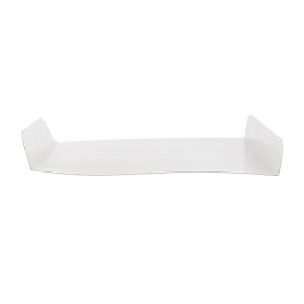 Tacki Papierowe Białe na Gofry 15x13cm (100 Sztuk)