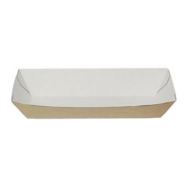 Tacki Łódki Papierowe Kraft Hot-Dogi 17x5,5x3,8cm (25 Sztuk)