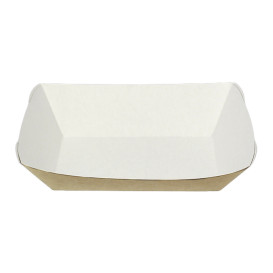 Tacki Łódki Papierowe 780ml Kraft 15,5x9x5,5cm (450 Sztuk)