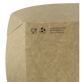 Tacki Łódki Papierowe 780ml Kraft 15,5x9x5,5cm (450 Sztuk)