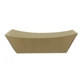 Tacki Łódki Papierowe 525ml Kraft-Kraft 12,2x8x5,5cm (25 Sztuk)