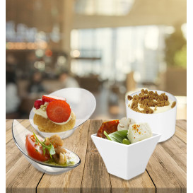 Miska Degustacyjna Snackholder Durable SAN "Drop" Przezroczysta 18ml (108 Sztuk)