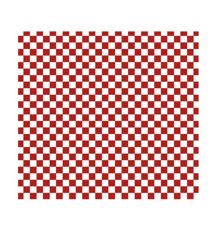 Torebka Tłuszczoodporny “Vichy” Czerwerne 28x31cm (1000 Sztuk) Torebka Tłuszczoodporny “Vichy” Czerwerne 28x31cm (1000 Sztuk)