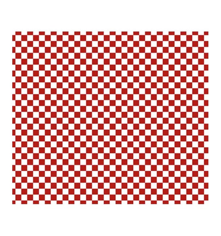 Torebka Tłuszczoodporny “Vichy” Czerwerne 31x35cm (1000 Sztuk) Torebka Tłuszczoodporny “Vichy” Czerwerne 31x35cm (1000 Sztuk)