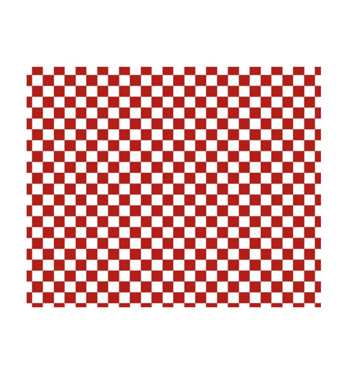 Torebka Tłuszczoodporny “Vichy” Czerwerne 20x24,5cm (1000 Sztuk) Torebka Tłuszczoodporny “Vichy” Czerwerne 20x24,5cm (1000 Sztuk)