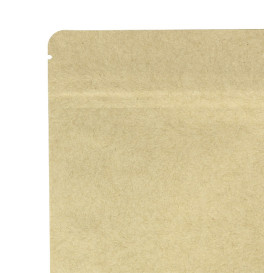 Paper Bag without Handle Kraft and Window 12+6x23,5cm (50 Uds)