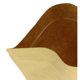 Paper Bag without Handle Kraft and Window 12+6x23,5cm (500 Sztuk)