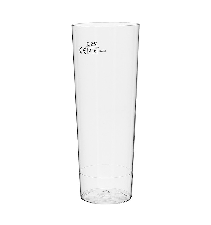 Kubki Plastikowe Księżyc Przezroczyste PS 300ml (10 Sztuk) Kubki Plastikowe Księżyc Przezroczyste PS 300ml (10 Sztuk)