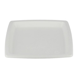Talerz Kwadratowi Trzciny Cukrowej Białe 170mm (1000 Sztuk)