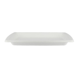 Talerz Kwadratowi Trzciny Cukrowej Białe 170mm (1000 Sztuk)