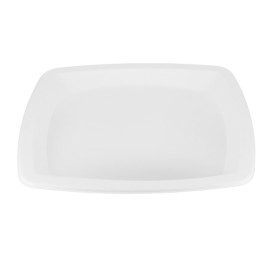 Talerz Kwadratowi Trzciny Cukrowej Białe 250mm (500 Sztuk)