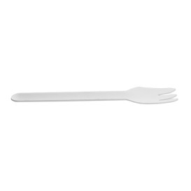 Widelczyki Trzciny Cukrowejowe Biale 16cm (50 sztuk)