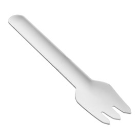 Widelczyki Trzciny Cukrowejowe Biale 16cm (50 sztuk)