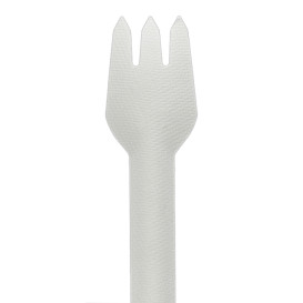 Widelczyki Trzciny Cukrowejowe Biale 16cm (50 sztuk)