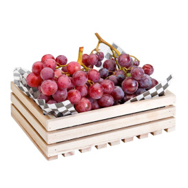 Torebka Tłuszczoodporny “Vichy” Czarni 20x24,5cm (1000 Sztuk)