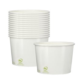 Miseczka Papierowa na Lodi Ekologiczne 260ml (1.320 Sztuk)