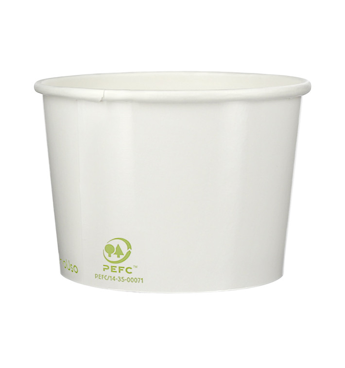Miseczka Papierowa na Lodi Ekologiczne 260ml (55 Sztuk) Miseczka Papierowa na Lodi Ekologiczne 260ml (55 Sztuk)