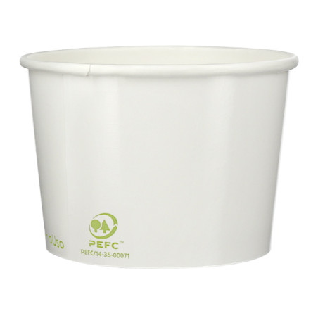 Miseczka Papierowa na Lodi Ekologiczne 260ml (55 Sztuk)
