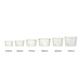 Miseczka Papierowa na Lodi Ekologiczne 310ml (50 Sztuk)
